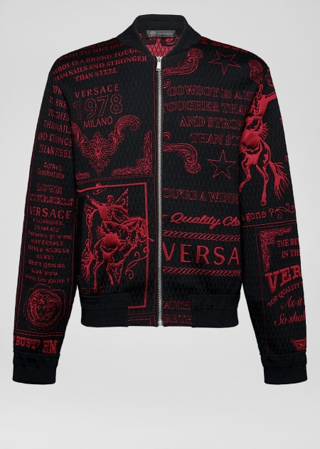 Jacheta Bomber Versace Rodeo Pattern Barbati | BRCQZNP-87